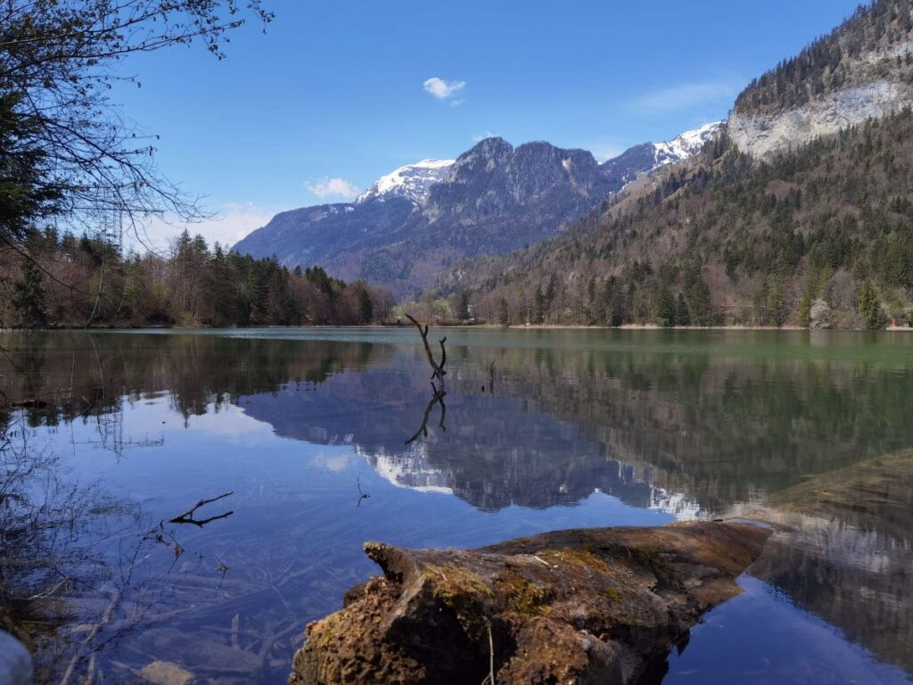 Der Reintaler See wird 25 Grad warm - einer der wärmsten Seen der Alpen