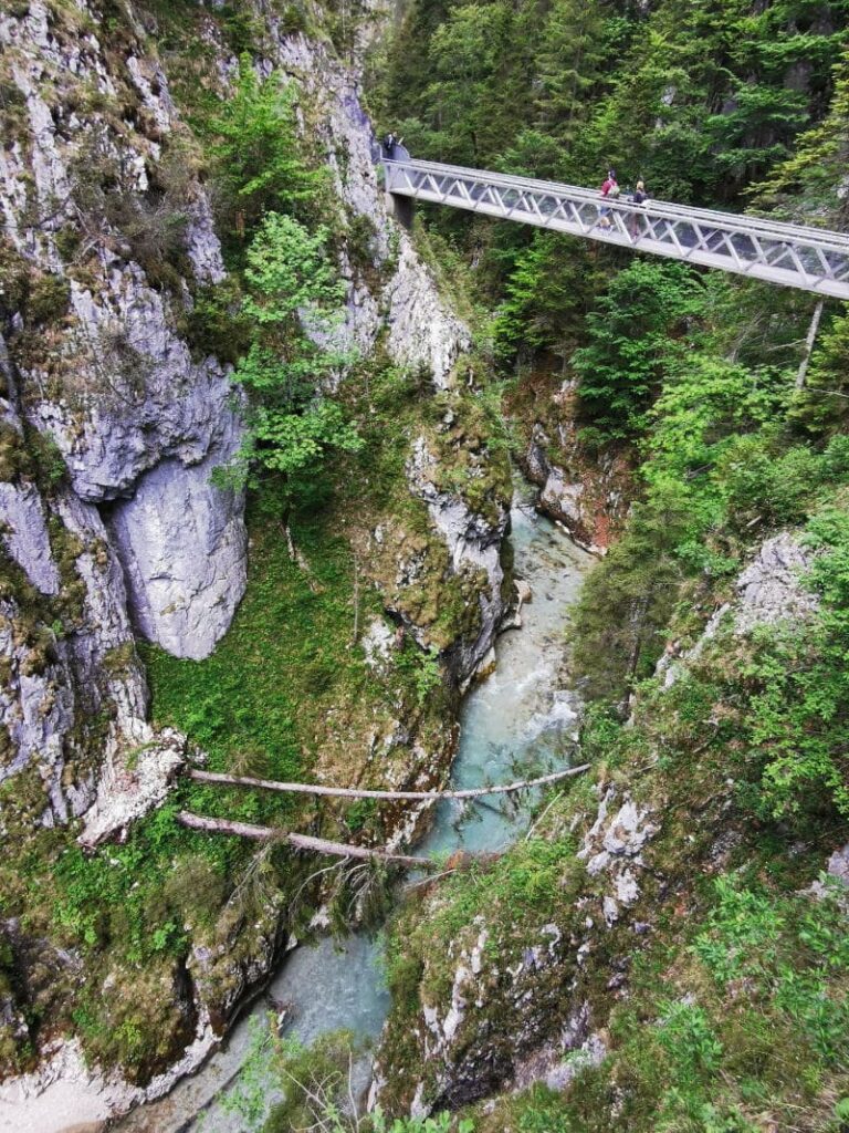 Besondere Sehenswürdigkeiten am Wasser - die Leutaschklamm ist eine davon!